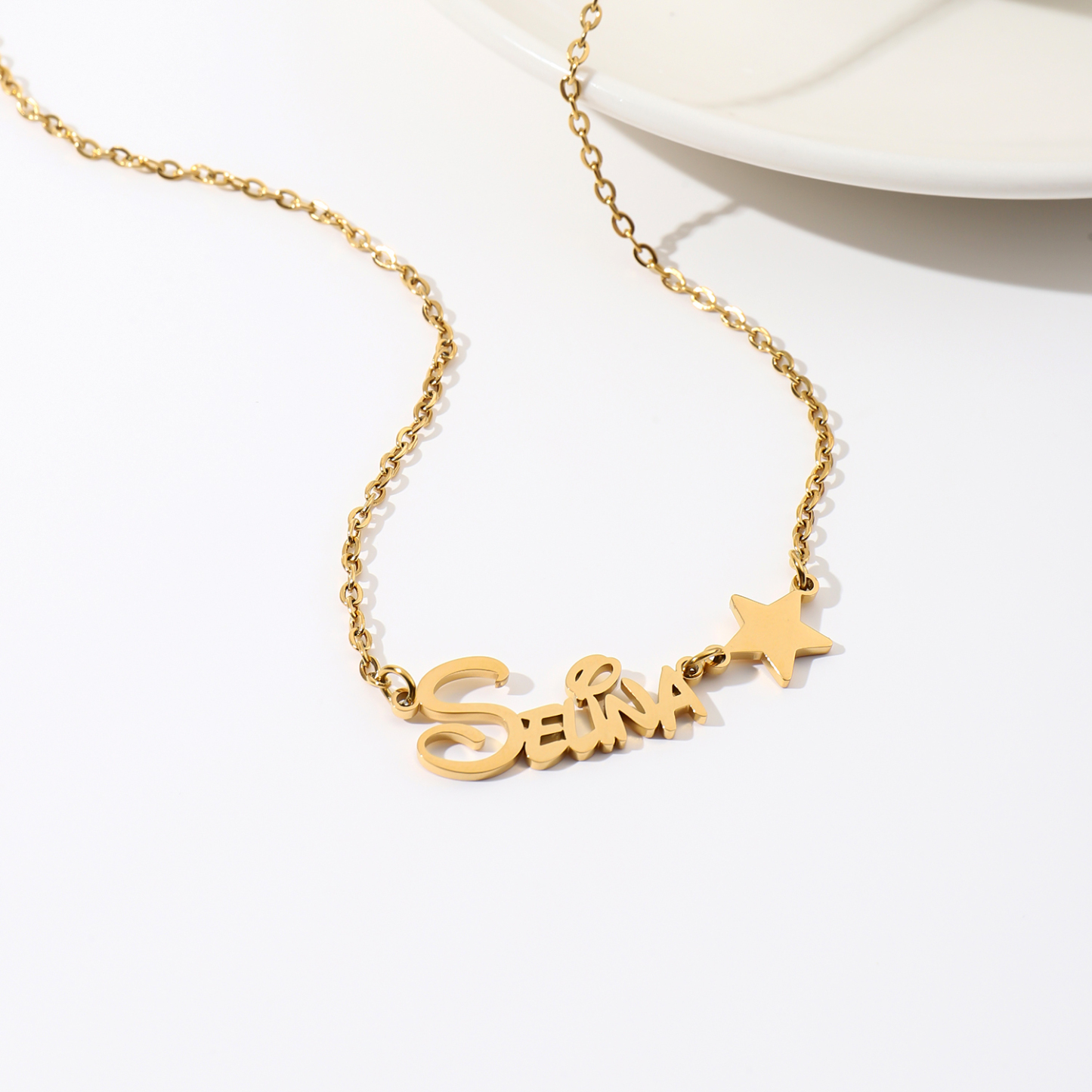 [Copy]Custom Name Necklace with Playful Font 