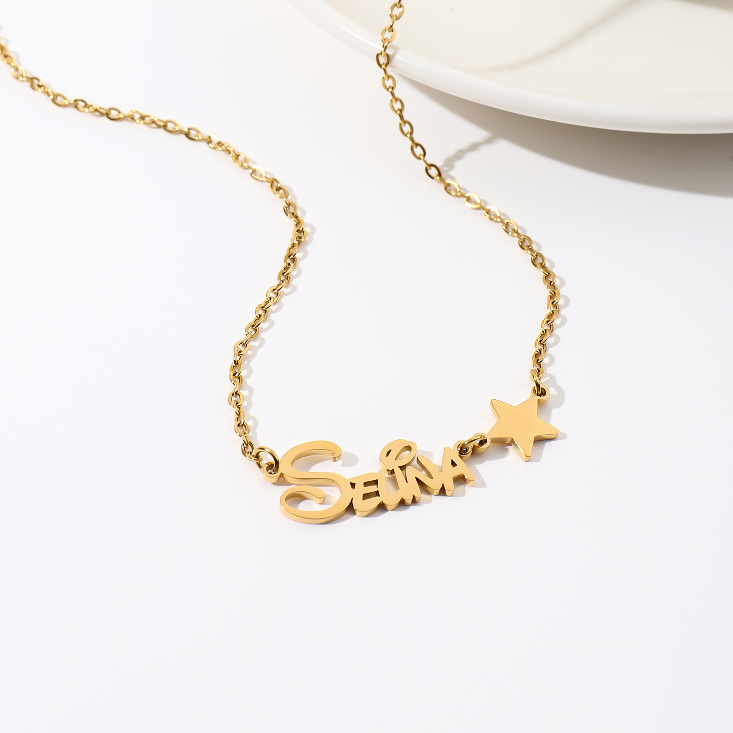 [Copy]Custom Name Necklace with Playful Font 