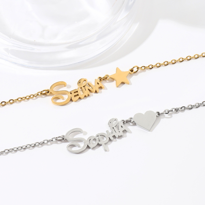 [Copy]Custom Name Necklace with Playful Font 
