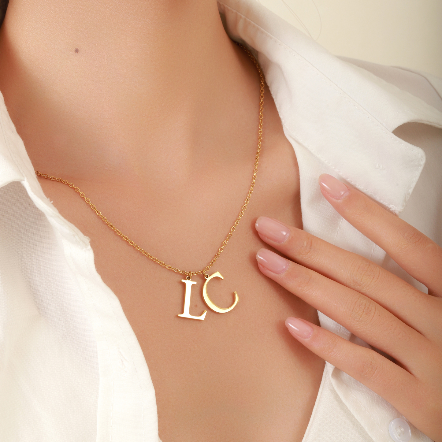 Custom Letter Pendant Necklaces