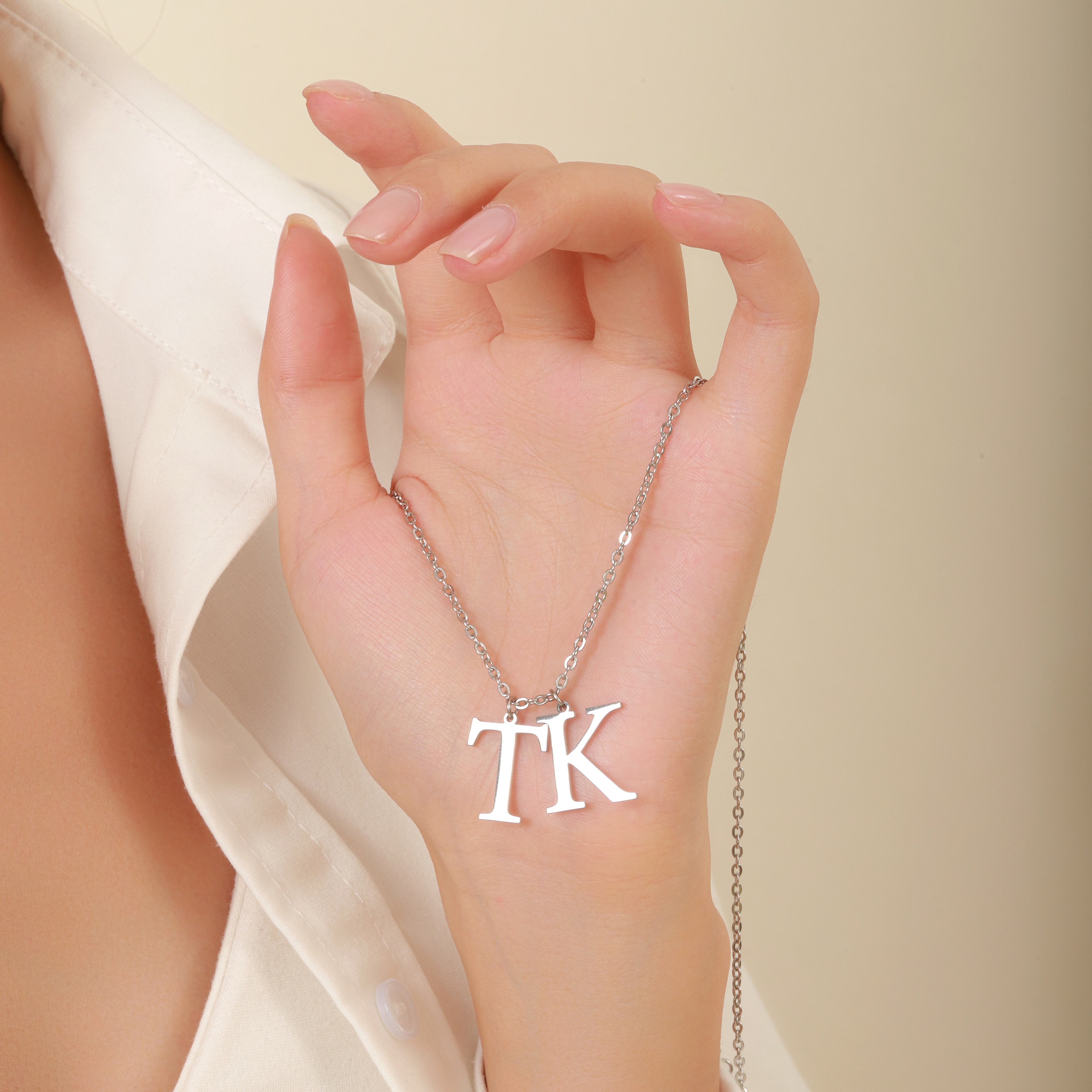 Custom Letter Pendant Necklaces