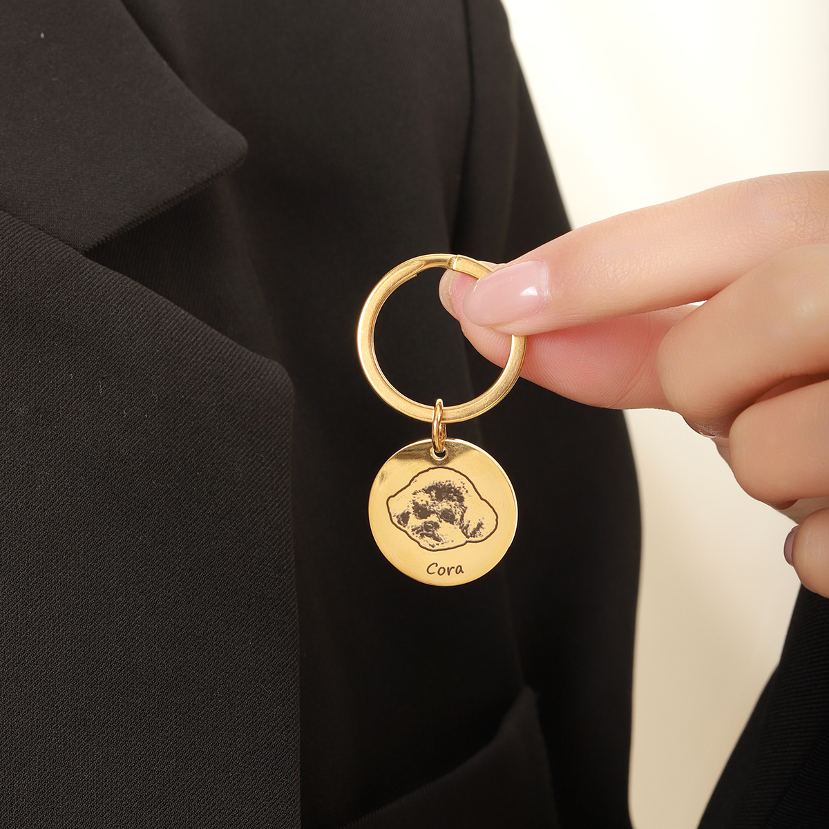 Custom Keychains with Carved Figures and Pets