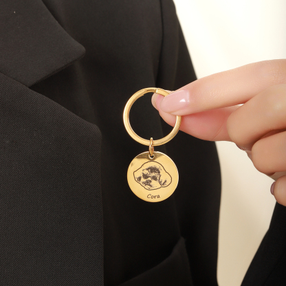 Custom Keychains with Carved Figures and Pets