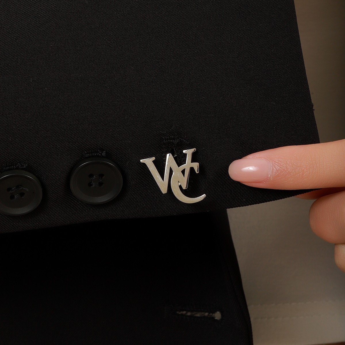 [Copy]Custom Misaligned Letter Cufflinks