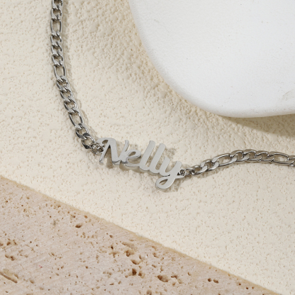 Custom Name Bracelet for Thick Bracelets