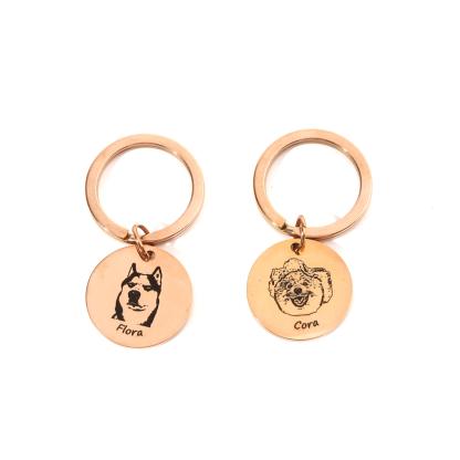 Custom Keychains with Carved Figures and Pets