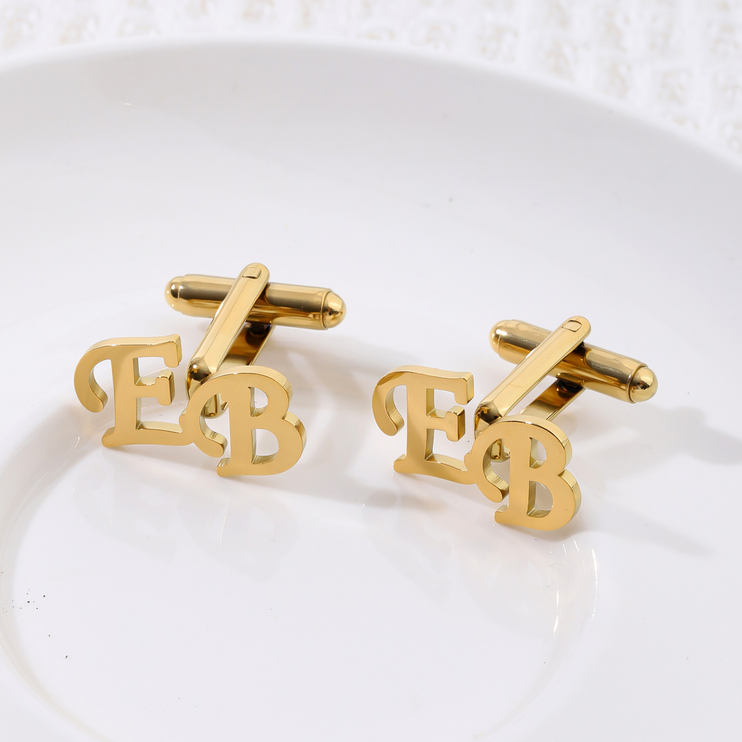 Custom Elegant Font Letter Cufflinks