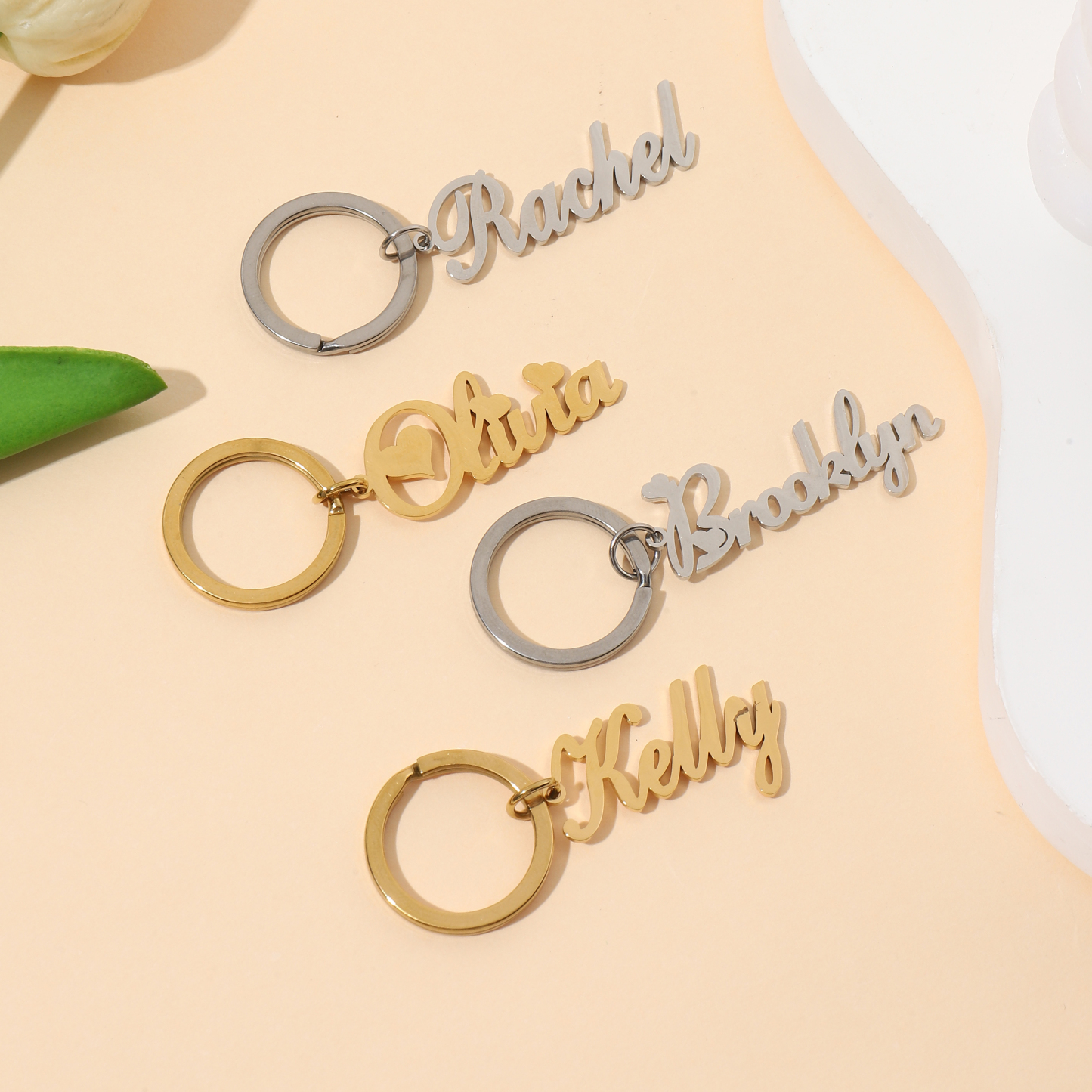 Classic Custom Keychains with Names