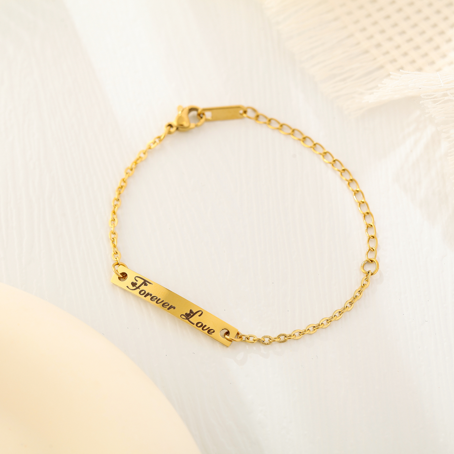 Simple Custom  Single Name Bracelet