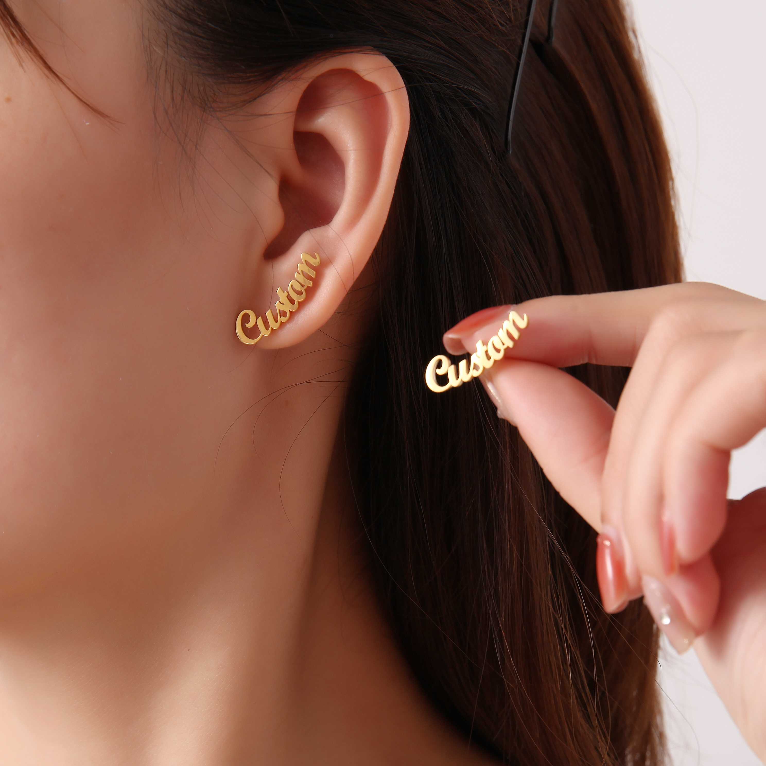 Classic and Best-selling Customized Name Earrings