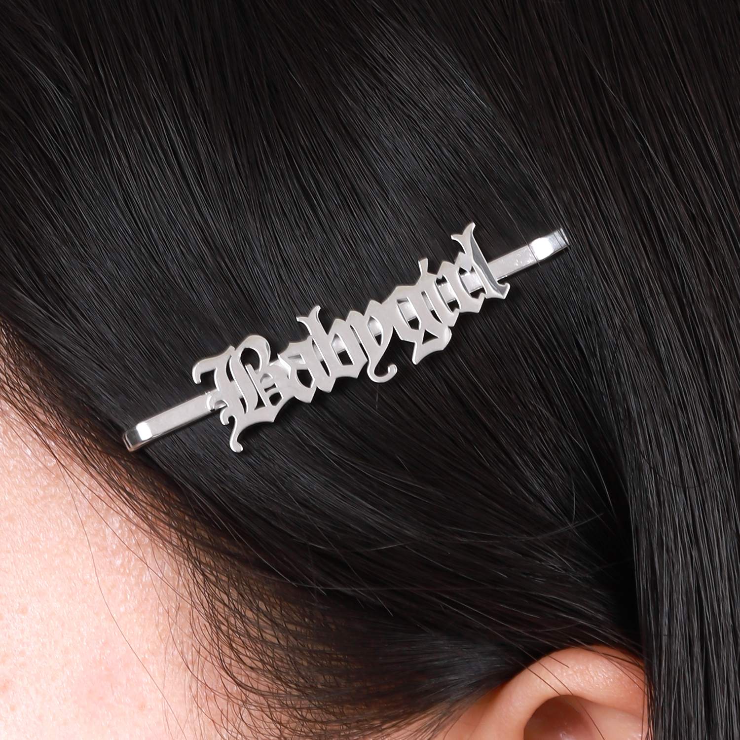 Custom Name Hairpins with Vintage Fonts