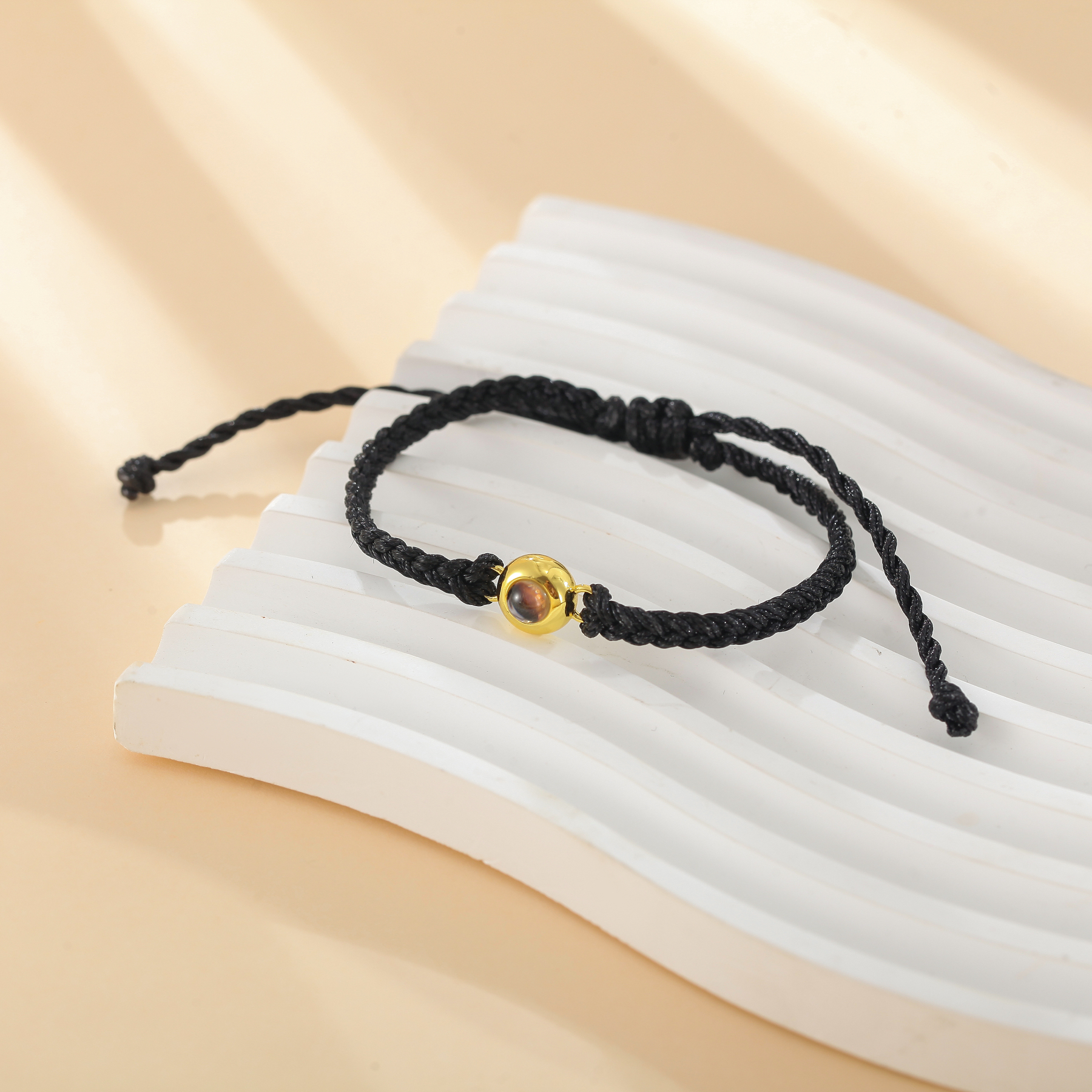 Custom Photo Projection String Bracelet