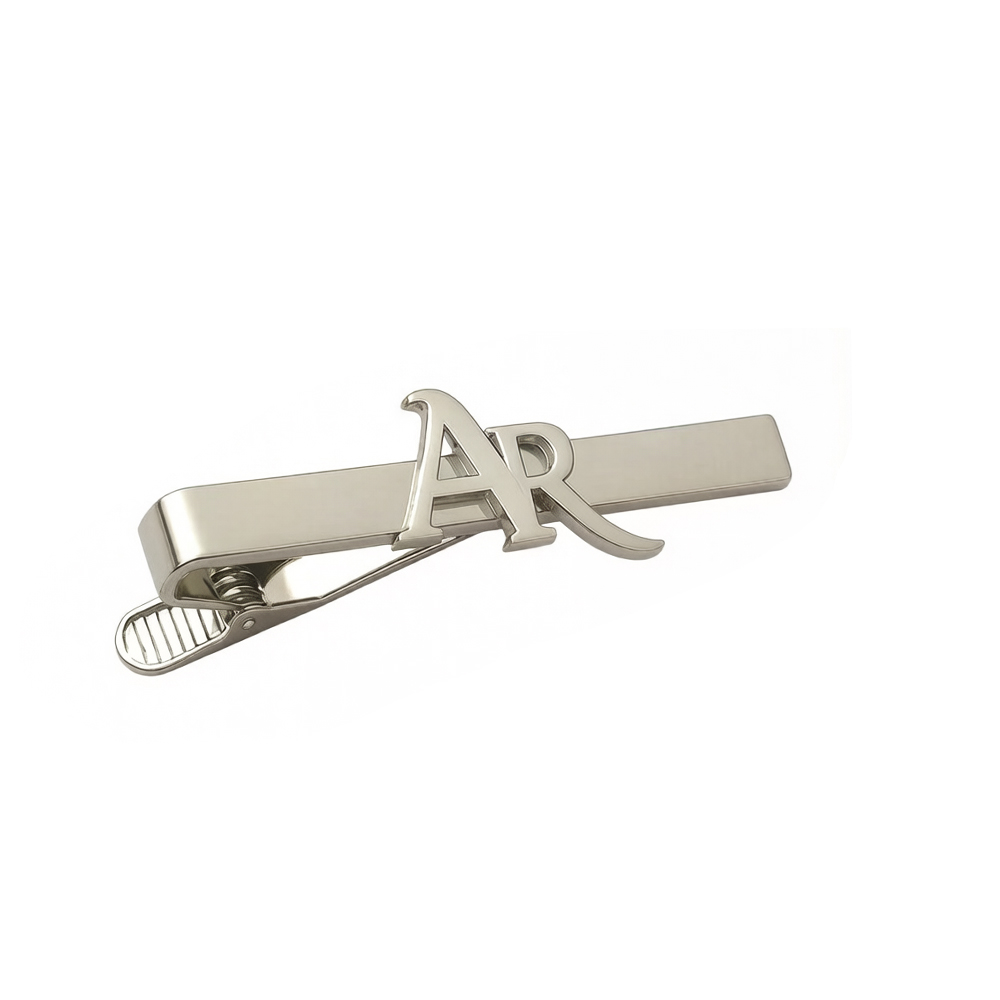 Customized Name Relief Tie Clip