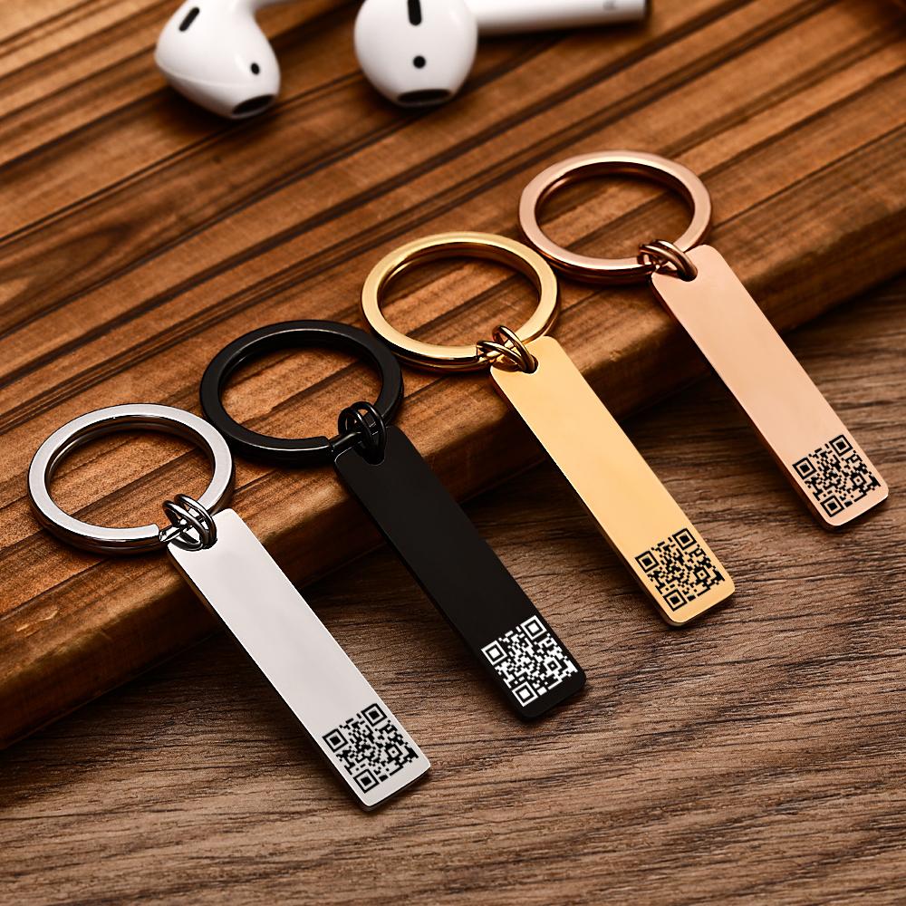 Custom QR Code Keychains
