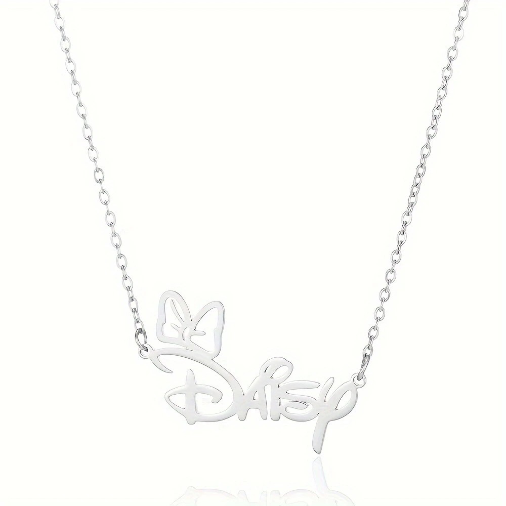 Personalized Bow - Name Necklace