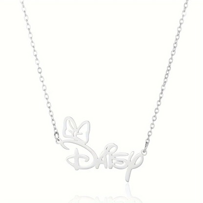Personalized Bow - Name Necklace