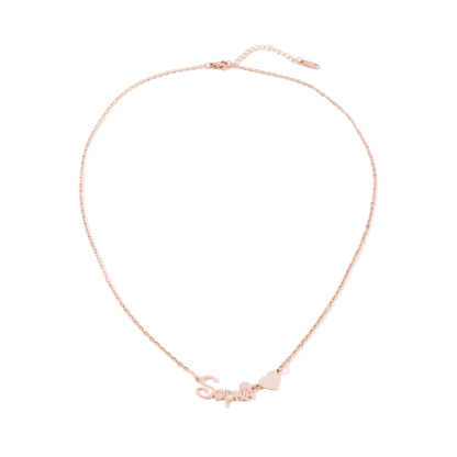 [Copy]Custom Name Necklace with Playful Font 