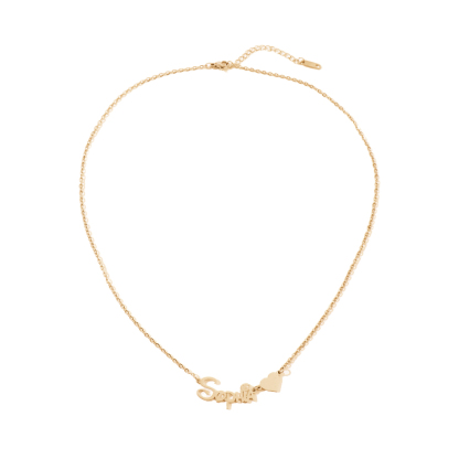 [Copy]Custom Name Necklace with Playful Font 