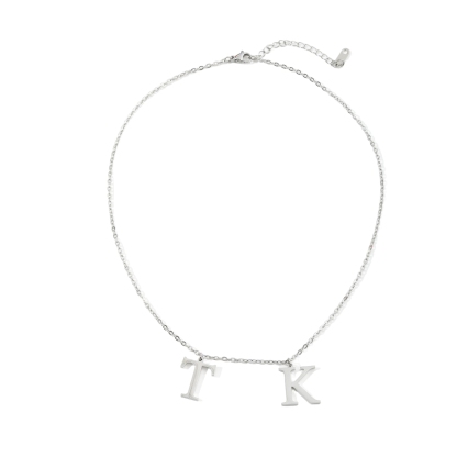 Custom Letter Pendant Necklaces