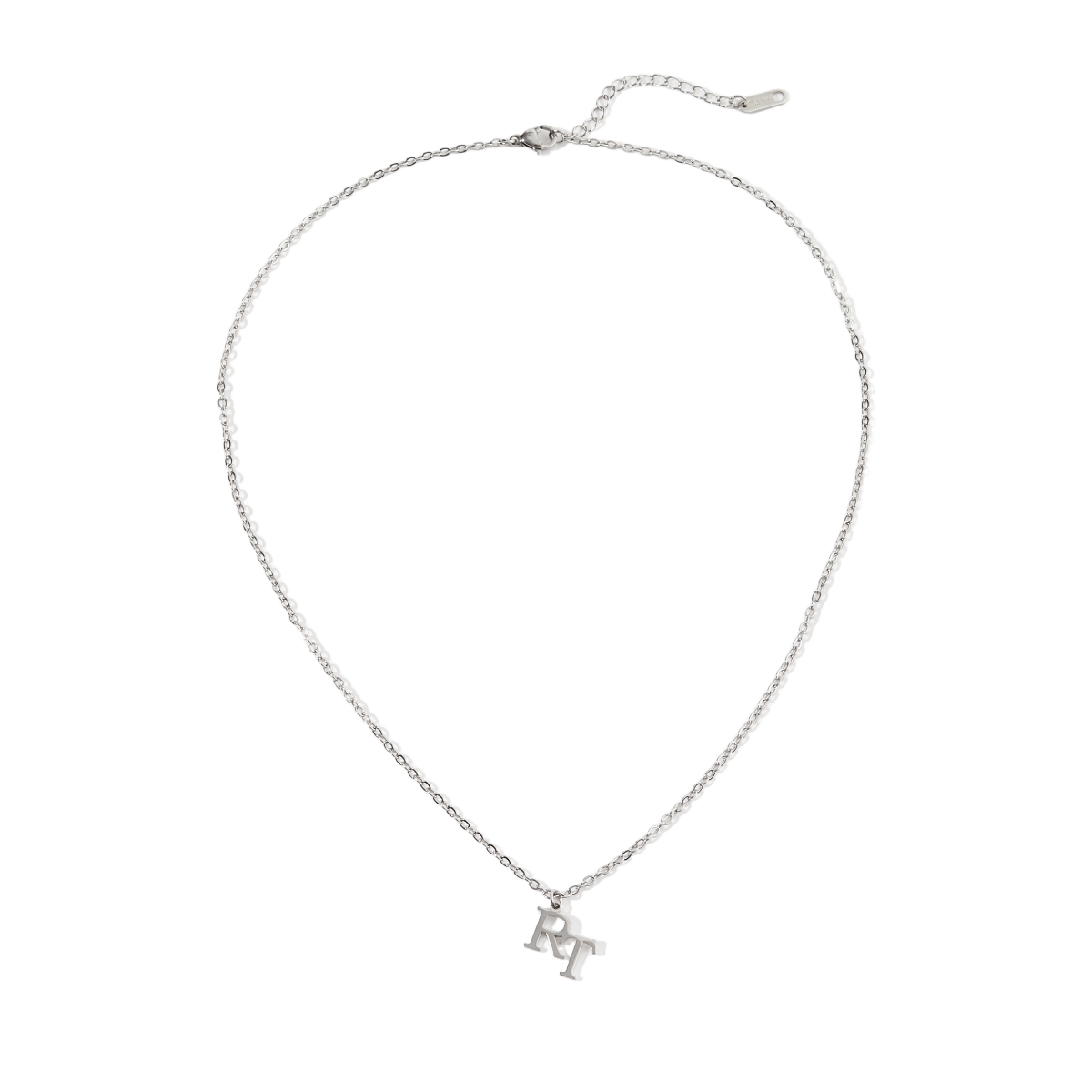 Custom Necklaces with Double Letter Misalignment Design