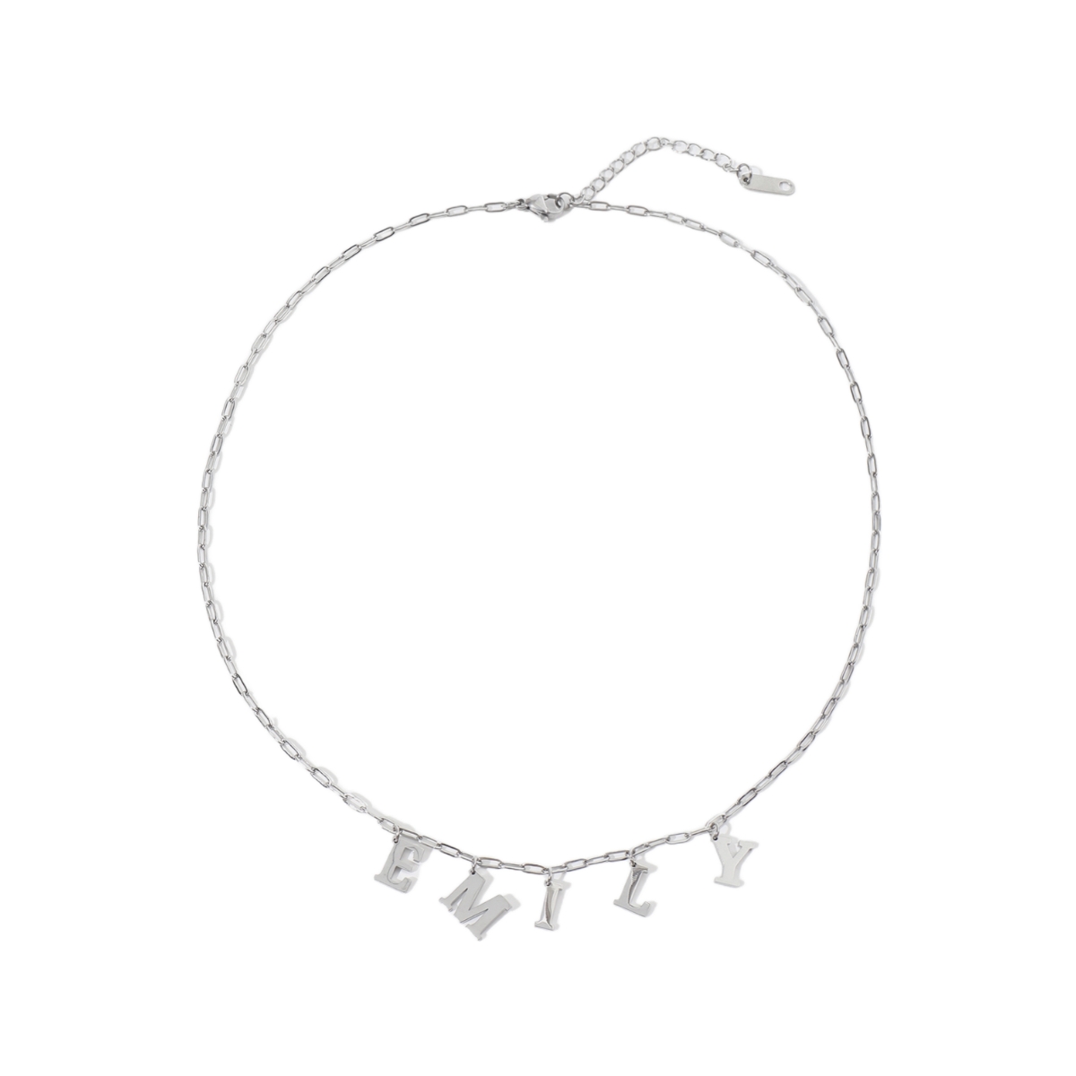 Custom Chain Letter Necklace