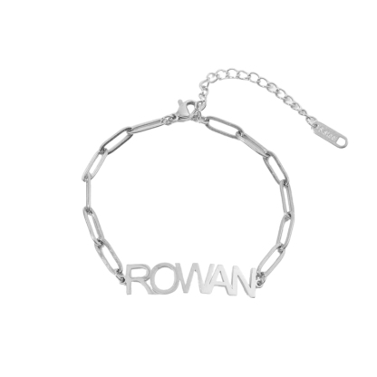 Custom Name Bracelets and Ankle with Design style Chains