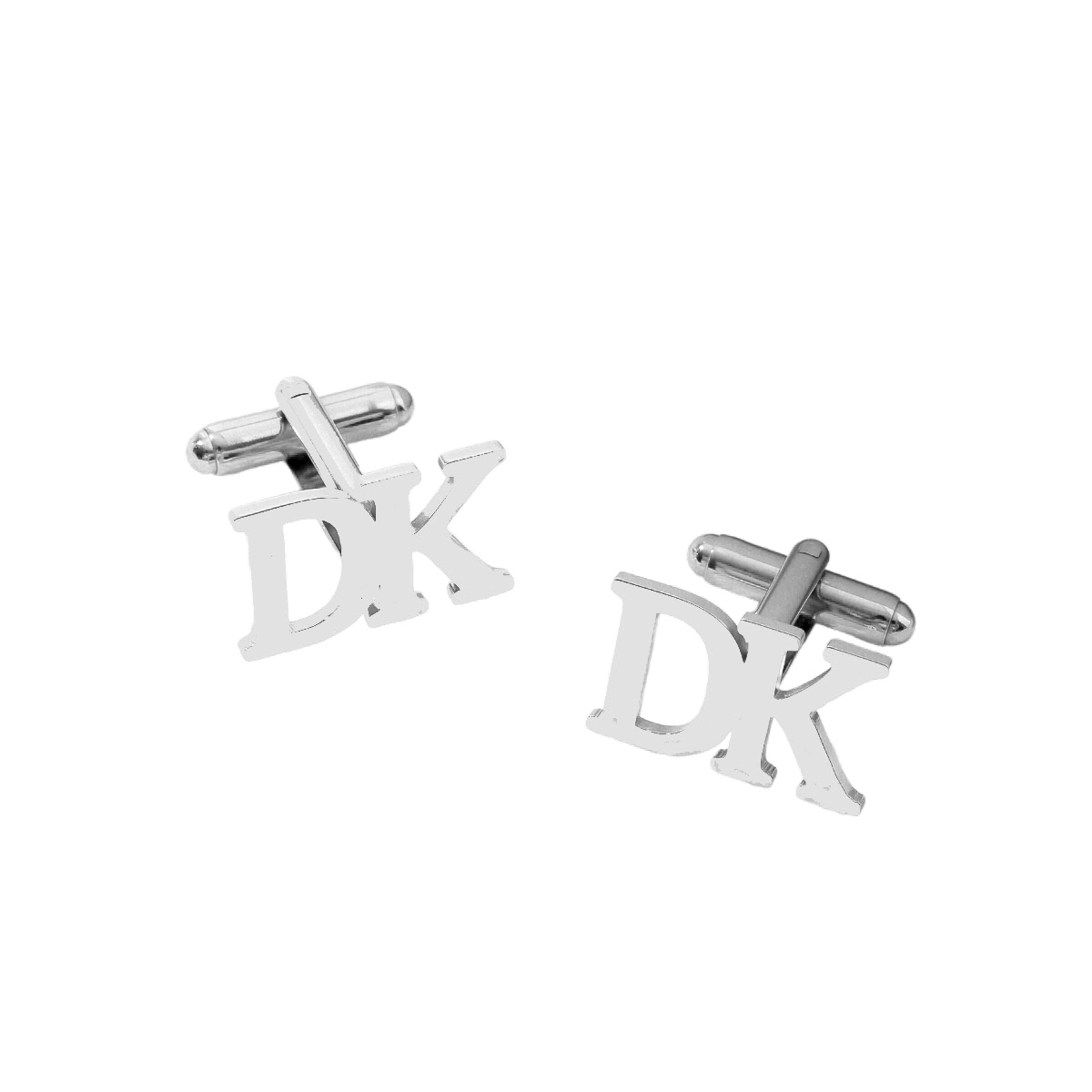Custom Double letter Simple Cufflinks