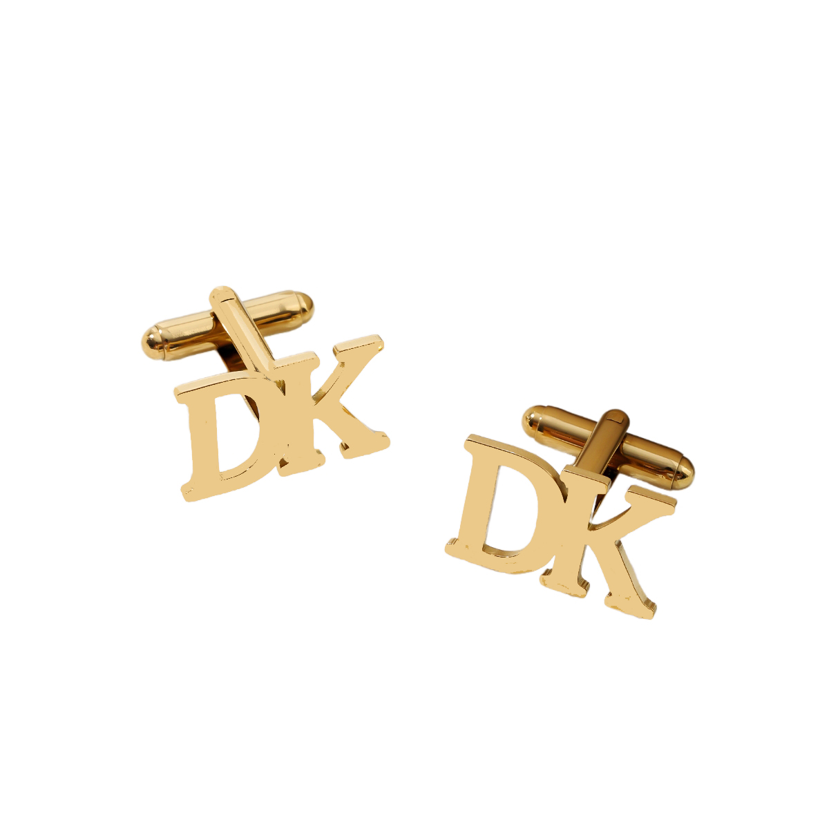 Custom Double letter Simple Cufflinks