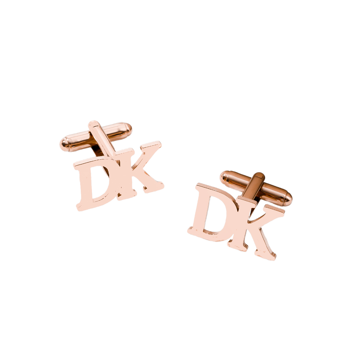 Custom Double letter Simple Cufflinks