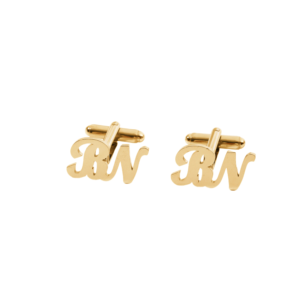 Custom Lively Font Letter Cufflinks