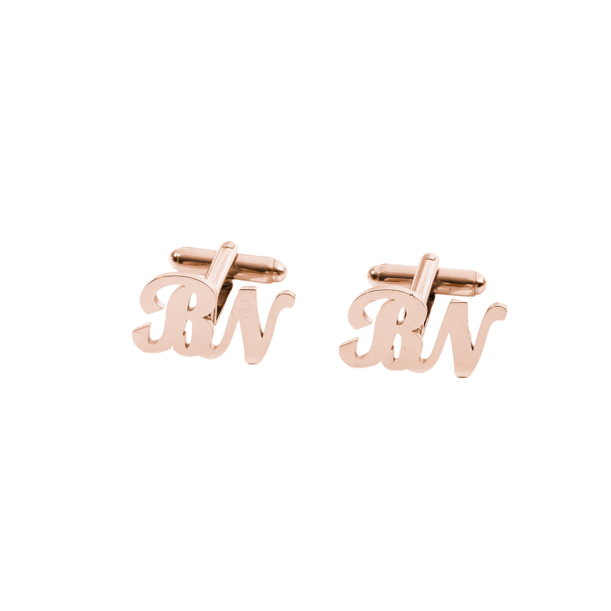 Custom Lively Font Letter Cufflinks