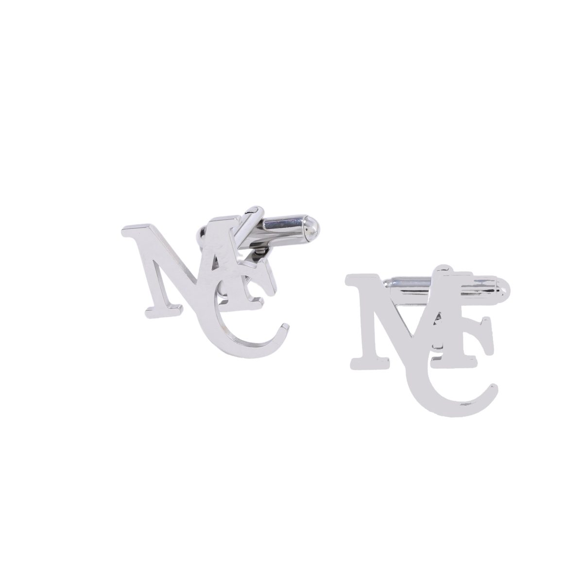 Custom Misaligned Letter Cufflinks