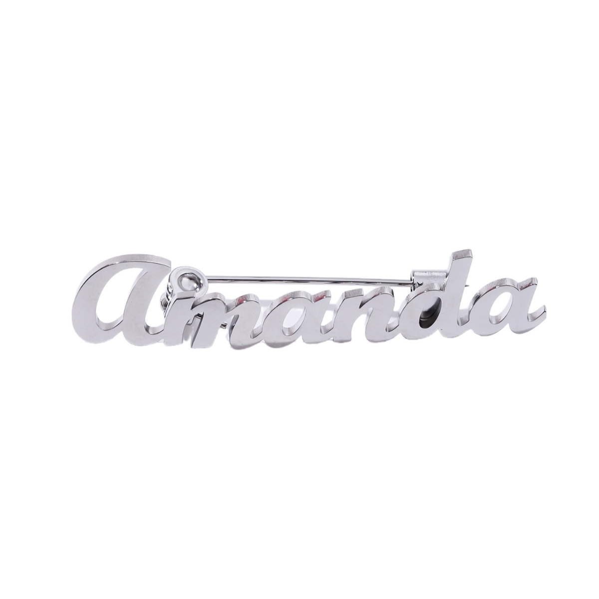 Simple Customized Name Brooches