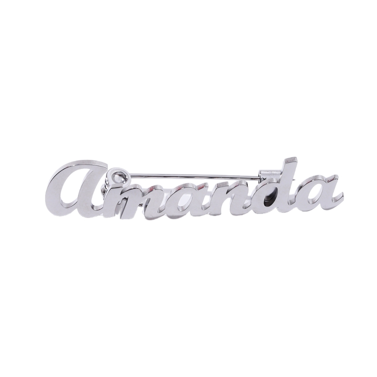 Simple Customized Name Brooches