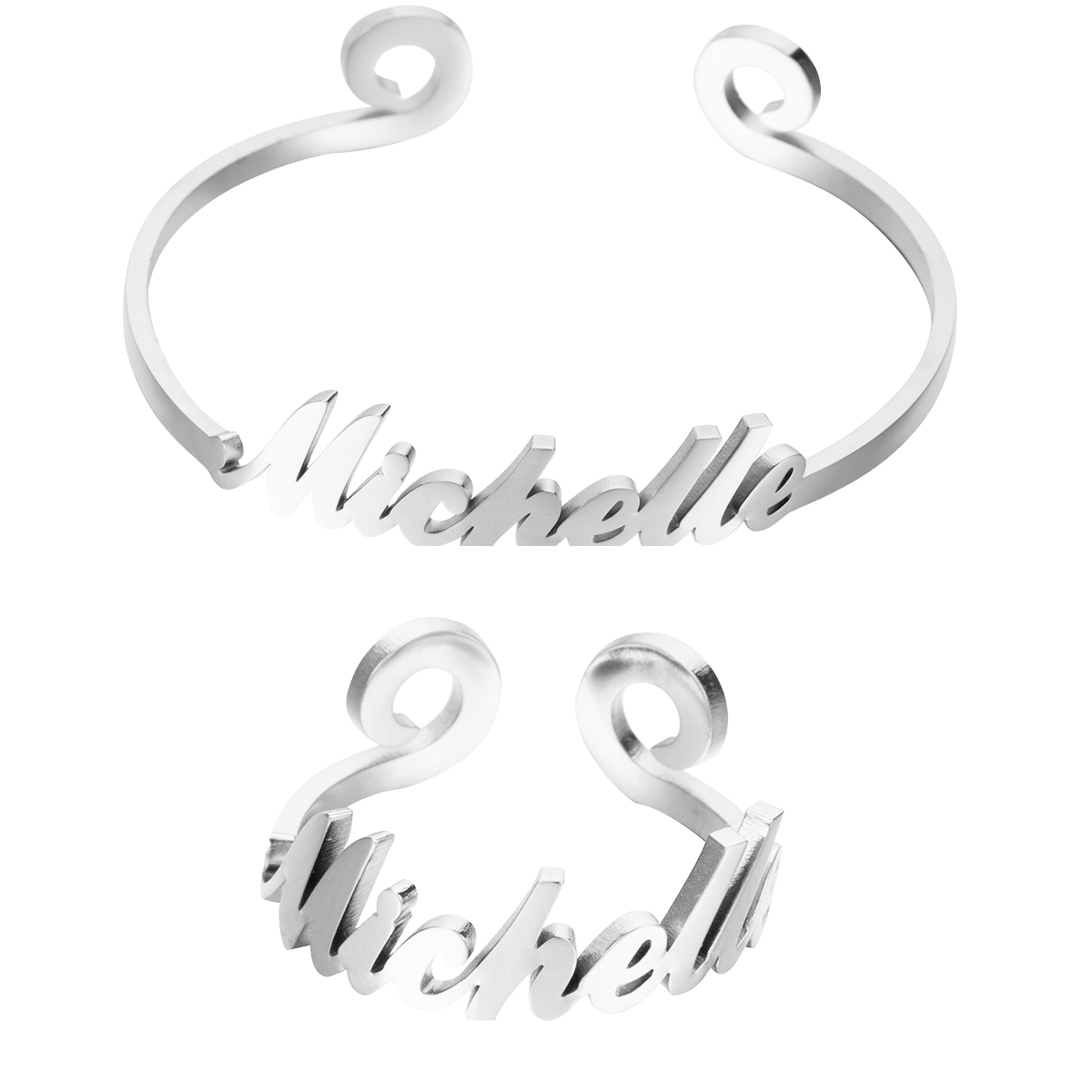  "Black Myth: Wukong" Custom Name Jewelry Set with Golden Hoop 2Styles 
