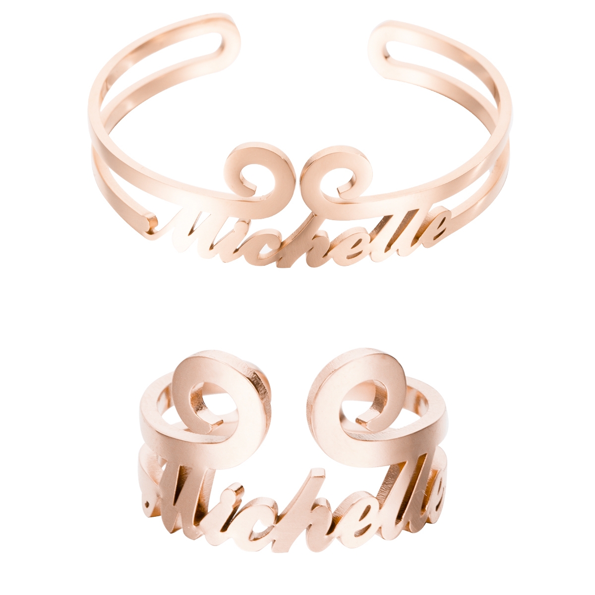 "Black Myth: Wukong" Custom Name Jewelry Set with Golden Hoop 2Styles