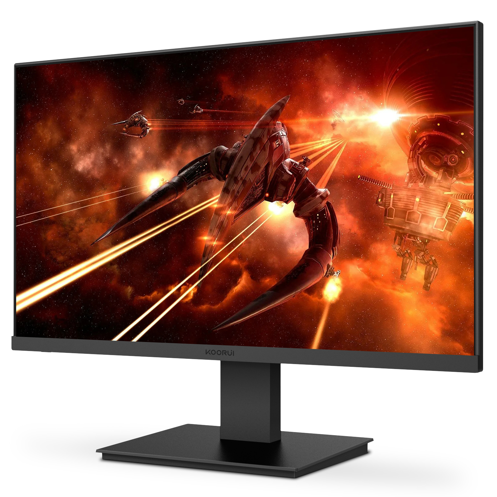 KOORUI 22 inch Computer Monitor,100Hz FHD 1080P PC Desktop Gaming Monitors for Computer,Build-in Speakers,Adaptive Sync,HDMI VGA Ports