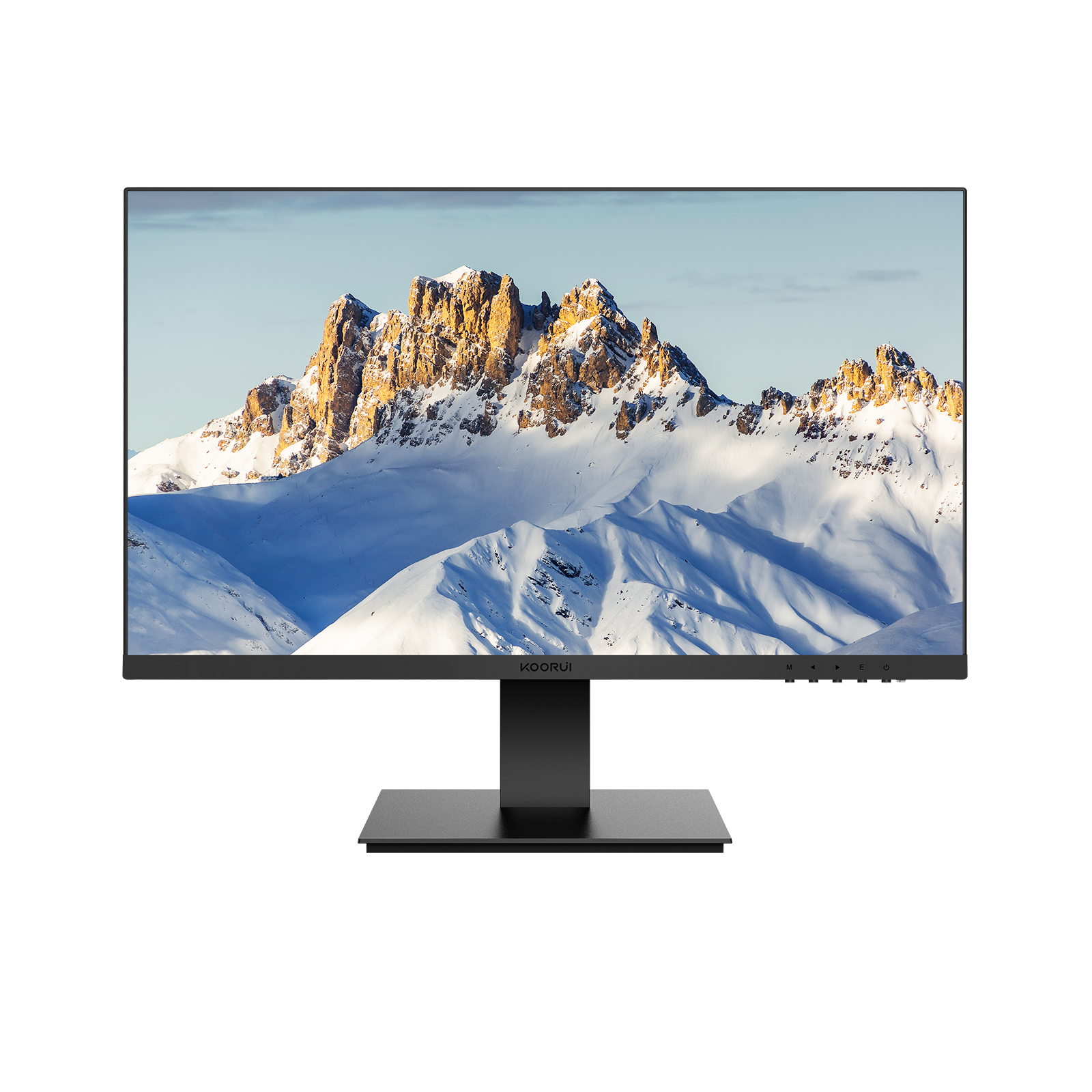 KOORUI 27 inch IPS High-Performance 75Hz 5ms 99% sRGB Office Monitor,Full HD(1920 x 1080p) 3-Side Borderless Computer Monitor,VGA/HDMI Port, Visioncare Blue light filter Non-flash screen-Koorui