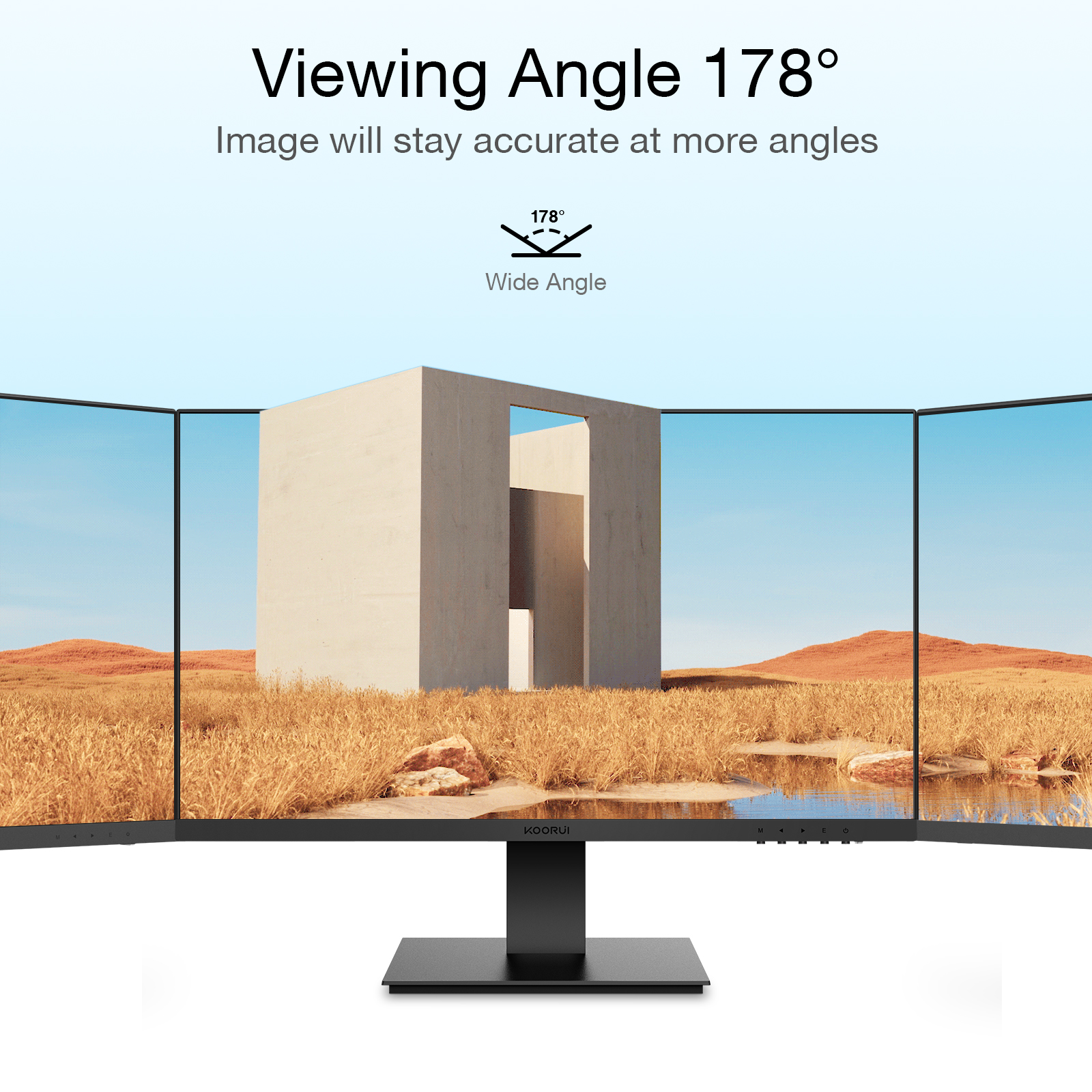 KOORUI 24 inch Business Computer Monitor -Koorui