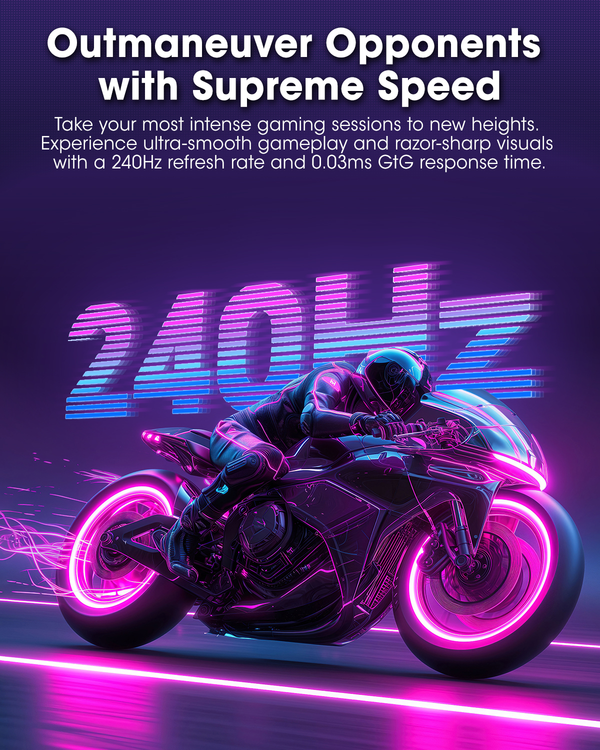 KOORUI Stellux 27’’ QD-OLED 240Hz Gaming Monitor, QHD 1440P Display with AdaptiveSync, 0.03ms (GtG), HDR True Black 400, HDMI 2.1 & DisplayPort, Tilt/Height/Swivel Stand, S2721XO