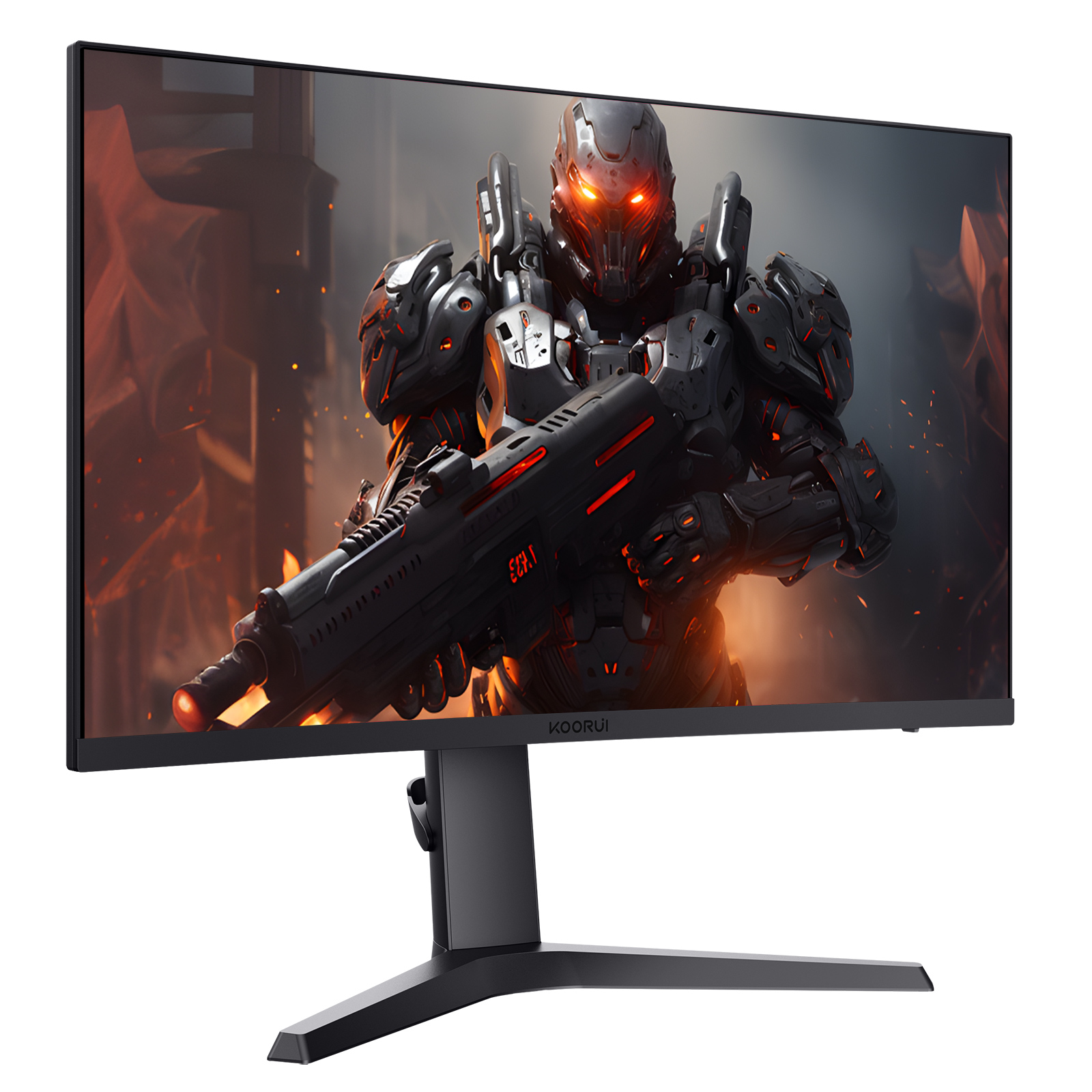  KOORUI 27 Inch Gaming Monitor, QHD(2560 * 1440) Vertical Rotating Computer Monitors, 144Hz/170Hz, IPS, 1ms, HDR 400, Adpitive Sync, 2X HDMI & DisplayPort 2K Monitor, Height Adjustable