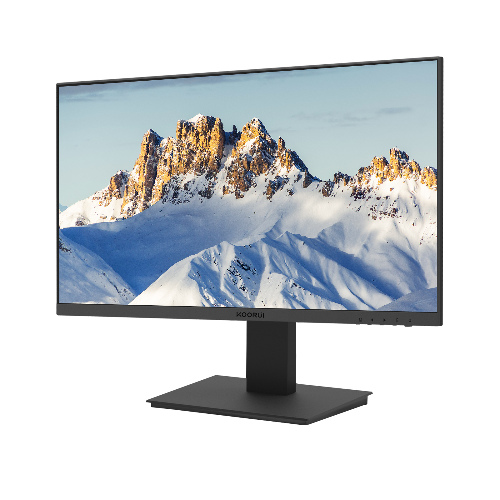 KOORUI 27 inch IPS High-Performance 75Hz 5ms 99% sRGB Office Monitor,Full HD(1920 x 1080p) 3-Side Borderless Computer Monitor,VGA/HDMI Port, Visioncare Blue light filter Non-flash screen-Koorui