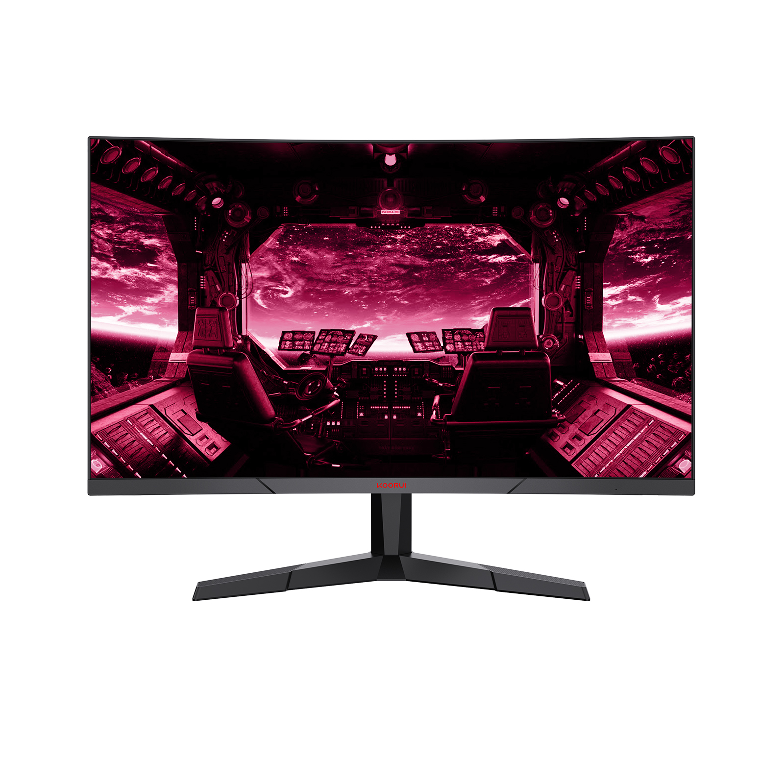 KOORUI 27 inch 144Hz 1ms 2K QHD Curved Gaming Monitor,Freesync(G-sync Compatible),100% sRGB Fast VA Computer Monitor,HDMI/DisplayPort,Vision care,Rocker Button-Koorui