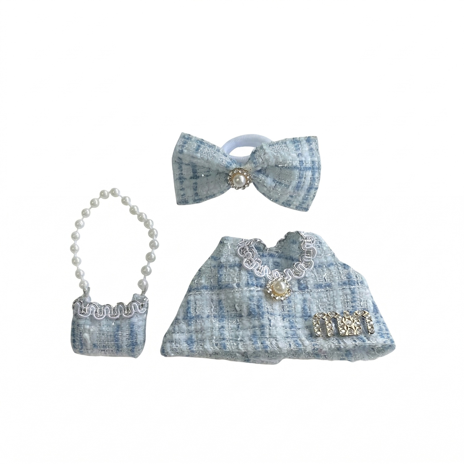 MiMiaようちえん シリーズ 10cmドールコスチューム 手作りmimia フィギュア対応着用（フィギュア除く）