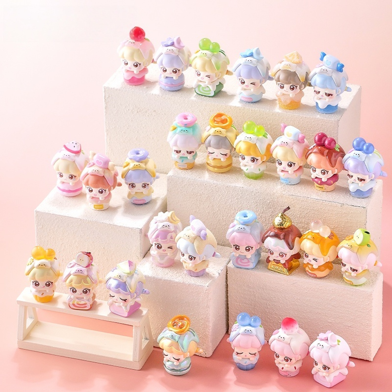 ナイバオ にゃんこティーパーティー シリーズ ミニフィギュア ブラインドボックス 開封後キャンセル禁止