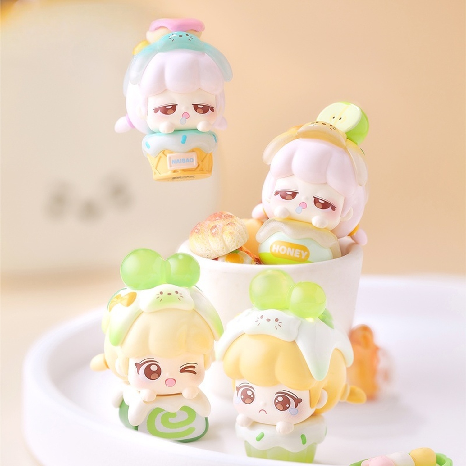 ナイバオ にゃんこティーパーティー シリーズ ミニフィギュア ブラインドボックス 開封後キャンセル禁止