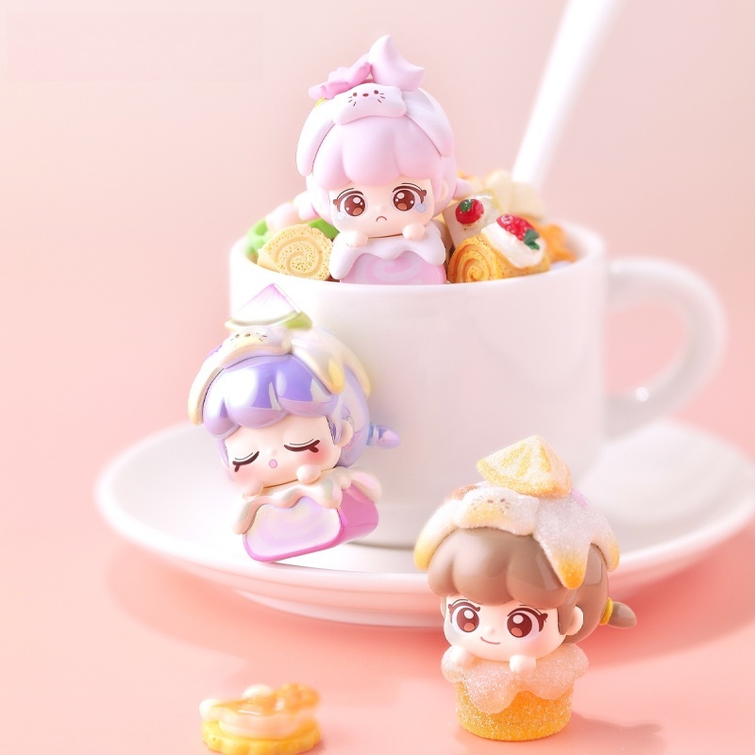 ナイバオ にゃんこティーパーティー シリーズ ミニフィギュア ブラインドボックス 開封後キャンセル禁止