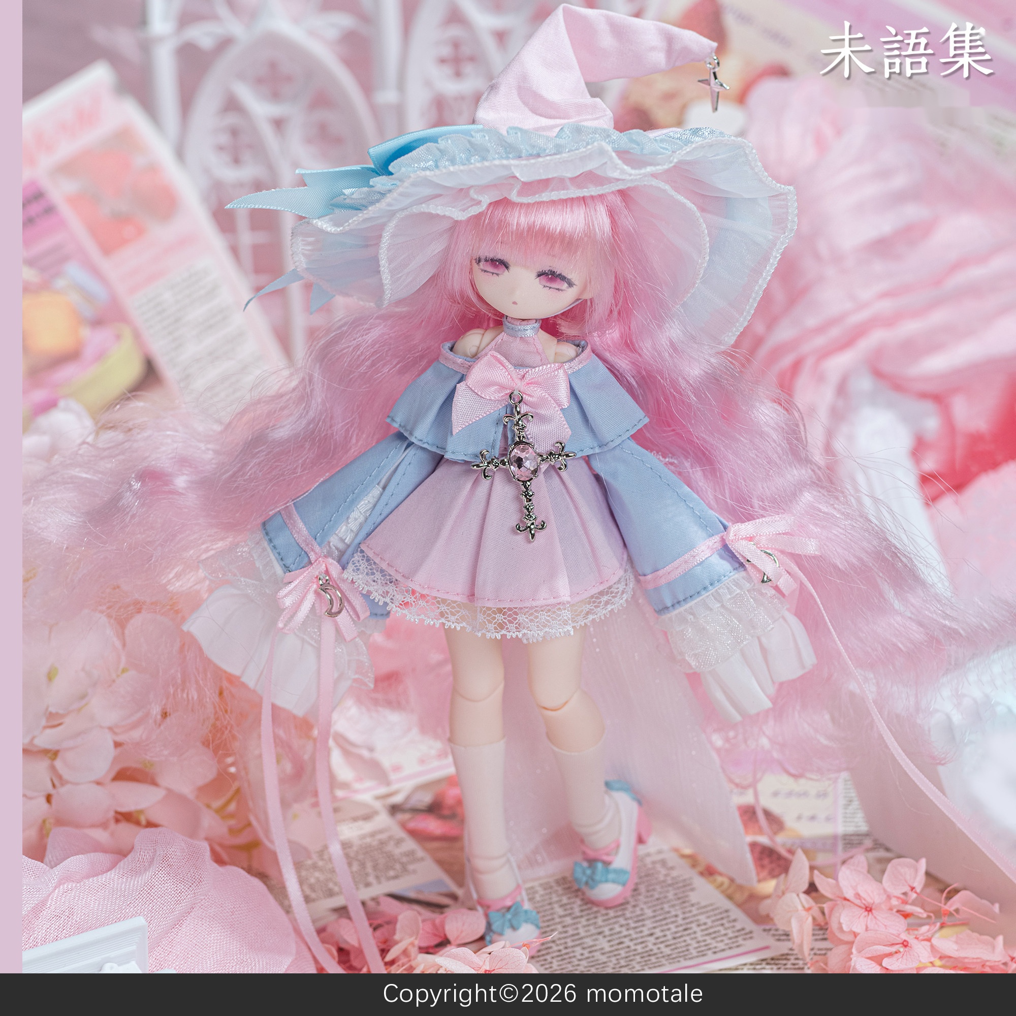 未語集 momo 茨の失楽園 シリーズ 1/8少女ボディ MJD植毛可動ドール 明盒カード