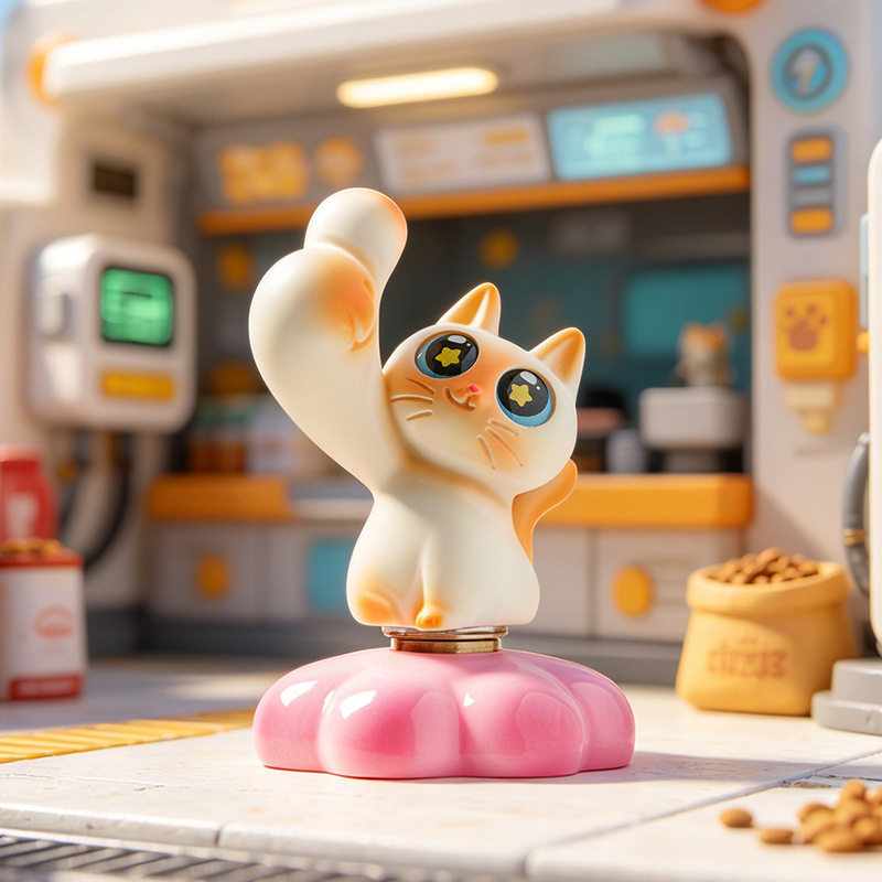 ねこほしちゃん くるくるねこ シリーズ ミニフィギュア ブラインドボックス 3個1セット 開封後キャンセル禁止