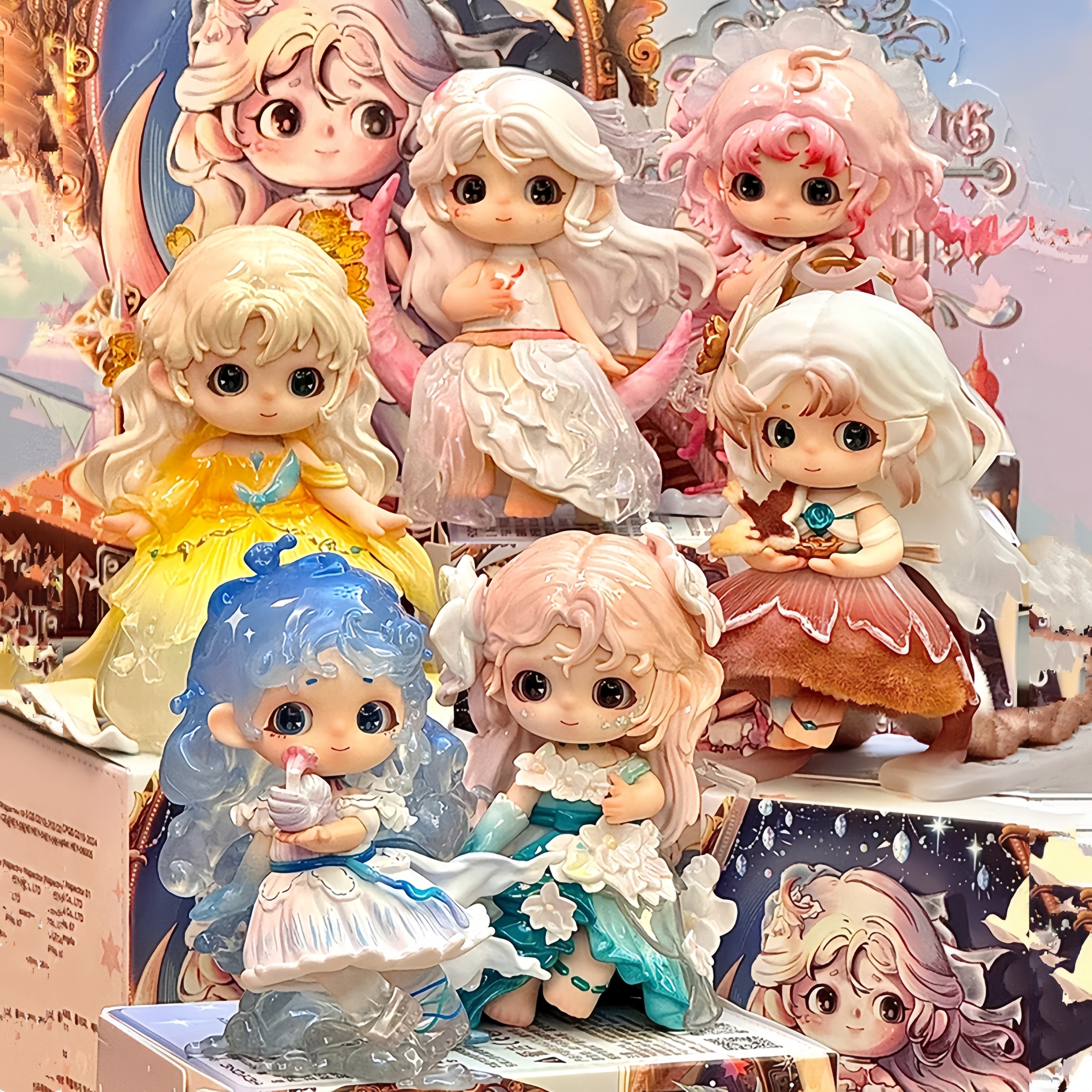 HeYone 蕎蕎きらめく星屑シリーズ フィギュア ブラインドボックス 開封後キャンセル禁止